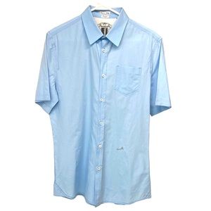 Vintage Energie short sleeve shirt L light blue